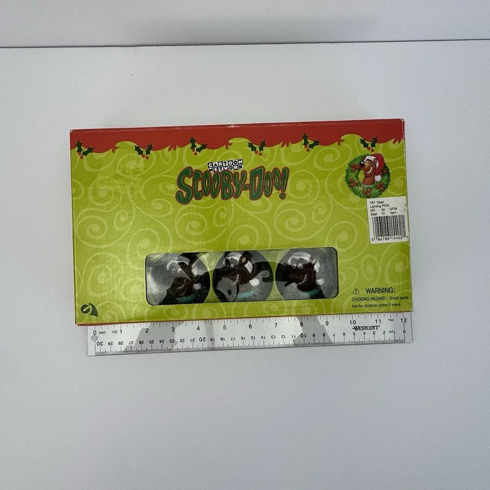 2001 Gemmy Scooby-Doo Cartoon Network 10 Ct Holiday Christmas String Light Set